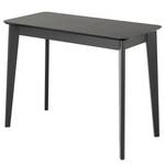 Bureau Rigby Noir - En partie en bois massif - 100 x 75 x 50 cm