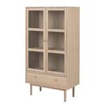 Credenza con vetrina Avestro Legno impiallacciato - Quercia chiara