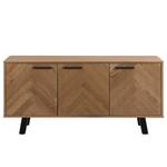 Dressoir Djoïa eikenhout/zwart