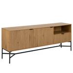 Sideboard Couman Wildeiche Dekor / Schwarz