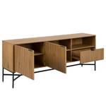 Sideboard Couman Wildeiche Dekor / Schwarz