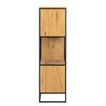 Open kast Dowin wildeikenhouten look/zwart