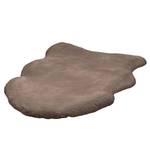 Kurzflorteppich Rabbit Light Sheepskin Polyester - 60 x 90 cm - Taupe