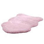 Kurzflorteppich Rabbit Light Sheepskin Polyester - 60 x 90 cm - Rosa