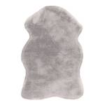 Kurzflorteppich Rabbit Light Sheepskin Polyester - 60 x 90 cm - Silber