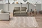 Kurzflorteppich Sarai Typ B Polyester - Beige - 120 x 170 cm