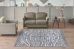 Kurzflorteppich Sarai Typ C Polyester - Grau - 120 x 170 cm