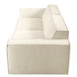 2-Sitzer Sofa Montans Webstoff Stormy: Creme