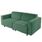 2-Sitzer Sofa Montans Webstoff Stormy: Grün