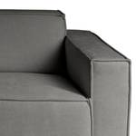 3-Sitzer Sofa Montans Webstoff Stormy: Dunkelgrau