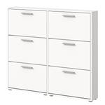 Schoenenkast Samary 116 cm wit