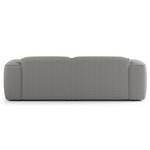 Divano con chaise longue XL HUDSON Bouclé Tessuto Bony: grigio - Longchair preimpostata a destra