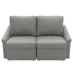 Boxspring-Schlafsofa Befasy Antiklederlook - Kunstleder Jami: Grau