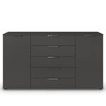 Sideboard Flipp Grau / Silber - Breite: 180 cm