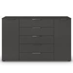 Sideboard Flipp Grau / Silber - Breite: 160 cm