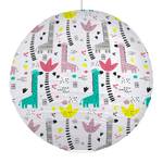 Abat-jour Giraffes Papier - Multicolore