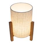 Lampada da tavolo Matilda Tessuto misto - Beige - 1 punto luce - Altezza: 32 cm