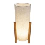 Lampada da tavolo Matilda Tessuto misto - Beige - 1 punto luce - Altezza: 52 cm