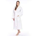 Kimono Bademantel Hamam Baumwolle - Weiß - Größe L - Unisex - Breite: 50 cm