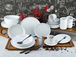 Servizio da tavola Chef Collection Porcellana - Bianco - 30 pezzi