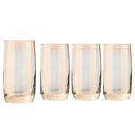 Verres Shiny Gold - Lot de 4 Verre coloré - Jaune doré