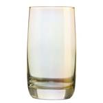 Verres Shiny Gold - Lot de 4 Verre coloré - Jaune doré