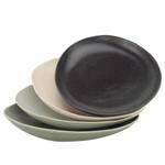 Assiettes plates Pietra - Lot de 4 Grès - Multicolore