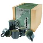 Tasses à café Nordic Fjord - Lot de 6 Grès - Vert