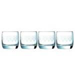 Whiskyglas Paradisio set van 4 transparant glas - transparant