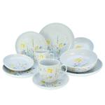 Service combiné Allround Wiesenblume Porcelaine - Blanc - 10 éléments