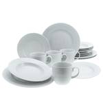 Serviesset Classico porselein - Wit - 16-delige set