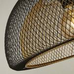 Hanglamp Honeycomb staal- zwart/goudkleurig - 1 lichtbron