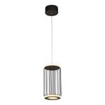 LED-Hanglamp Circolo Cage aluminium/silicone - zwart - Aantal lichtbronnen: 1