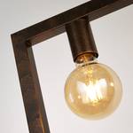 Hanglamp Oblong staal - bruin - 5 lichtbronnen