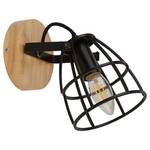 Applique murale Vision Cage Spot Acier - Noir - 1 ampoule