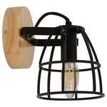 Applique murale Vision Cage Spot Acier - Noir - 1 ampoule