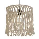 Lampada a sospensione Bahama Macarame Cotone - Bianco - 1 punto luce