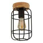 Plafonnier Vision Cage Acier - Noir - 1 ampoule