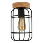 Plafonnier Vision Cage Acier - Noir - 1 ampoule