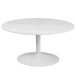 Table basse Lazri Imitation marbre blanc