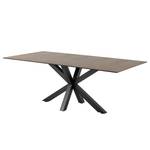 Eettafel Holcot rechthoekig Roestbruin - Breedte: 200 cm