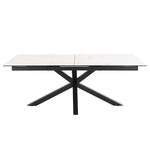 Table extensible Holcot Imitation marbre blanc - 200 x 100 cm