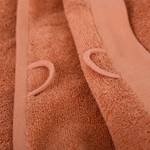 Handtuch Tom Tailor 2er-Set Baumwolle - 50 x 100 cm - Terracotta