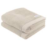 Handtuch Tom Tailor 2er-Set Baumwolle - 50 x 100 cm - Beige