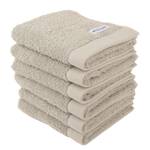 Gästehandtuch Tom Tailor 6er-Set Baumwolle - 30 x 50 cm - Beige