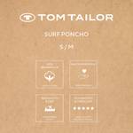 Surf Poncho Tom Tailor Baumwolle - L/XL - Marineblau - 76 x 110 cm