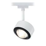 Plafondlamp Urail Spot Aldan aluminium - 1 lichtbron - Wit/zwart