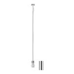 Lampada a sospensione Urail 2Easy Basic Alluminio - 1 punti luce - Bianco