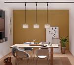 Hanglamp Urail Deco Pendel aluminium - zwart - 1 lichtbron