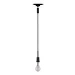 Hanglamp Urail Deco Pendel aluminium - zwart - 1 lichtbron